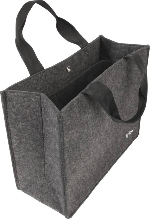 Sigel Bærbar computer-taske Desk Sharing Bag Basic M Syntetisk filt Mørkegrå  (B x H x T) 36 x 28 x 15 cm Passer til maksimalt: 39,1 cm (15,4")