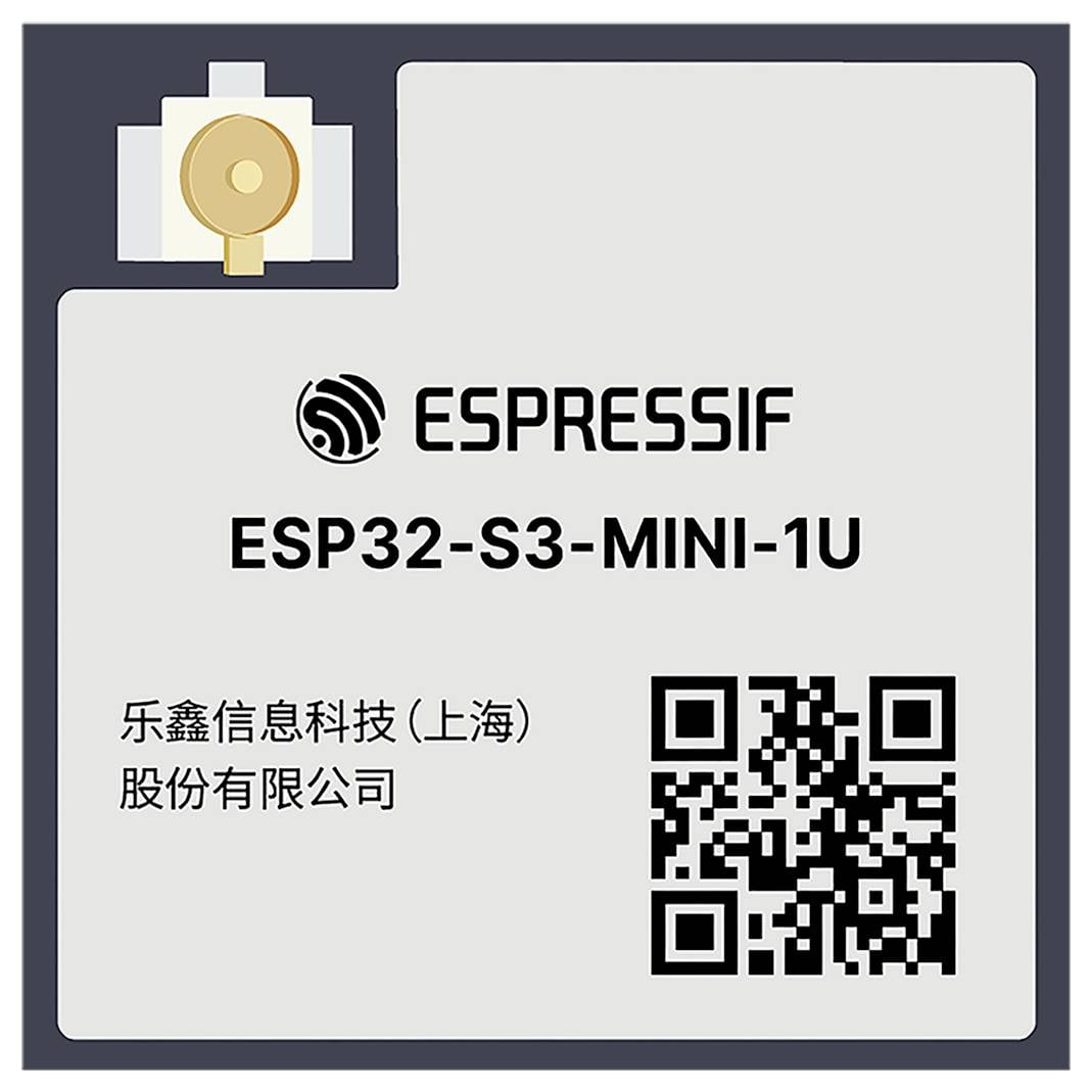 Espressif ESP32-S3-MINI-1U-N8 WiFi-modul-0