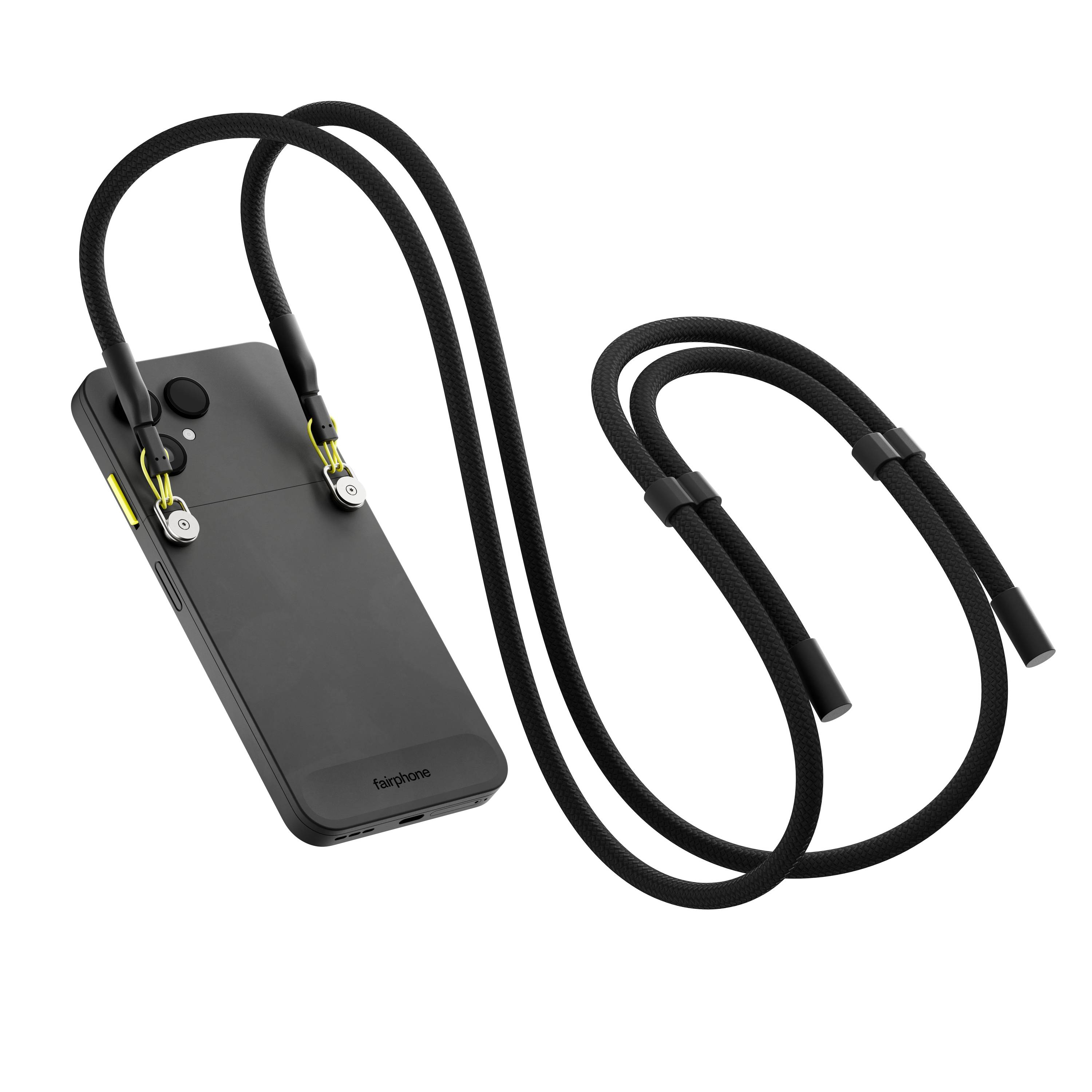 Fairphone Lanyard Bærerem Fairphone Fairphone 6 Sort Stødsikker F6LANY-1ZW-WW1-1