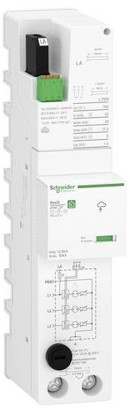 ABN R9L22312 R9L22312 Kombi-afleder Overspændingsbeskyttelse til: 40 mm samleskinne 1 stk