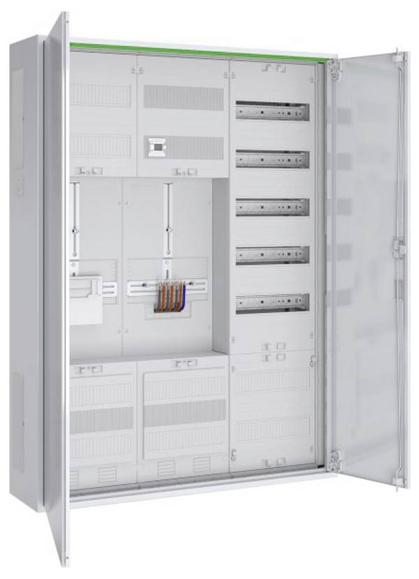 ABN  ABNRS307Z0022  ABNRS307Z0022  Målerskab  Samleskinnesystem    Antal rækker = 5  Indhold 1 stk