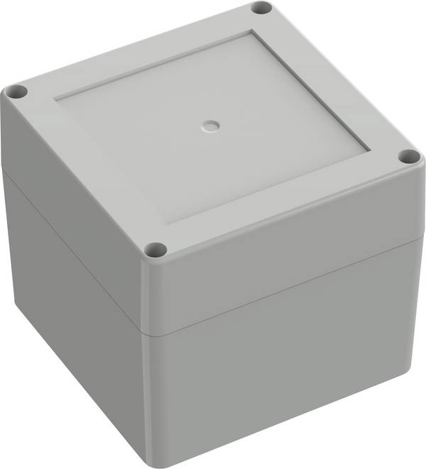 TRU COMPONENTS 6U07111109017 TC-13865096 Industrikabinet 105 x 105 x 89.7 ABS Lysegrå 1 stk