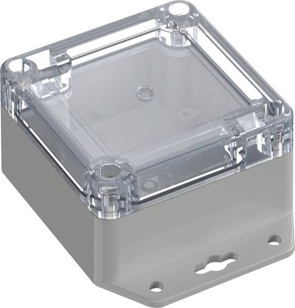 TRU COMPONENTS 6U07080805639 TC-13865228 Industrikabinet 106.5 x 76.5 x 45 Polykarbonat Lysegrå 1 stk