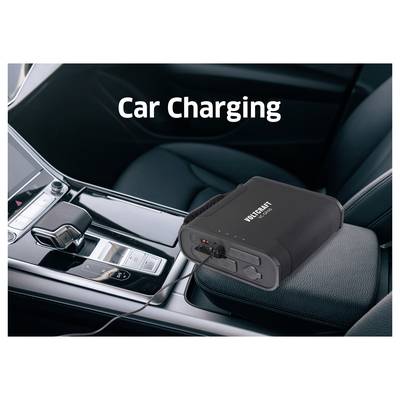 VOLTCRAFT VC-GP40 Powerbank 36000 mAh Power Delivery 3.0 LiFePO 4 Sort LED-lommelygte, Statusvisning-11
