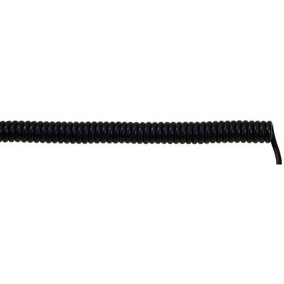 LAPP 73220245 Spiralkabel UNITRONIC® SPIRAL 100 mm / 400 mm 3 x 0.25 mm² Sort 1 stk-0