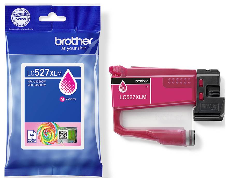 Brother Blæk Brother LC527XLM - Hohe Ergiebigkeit - M Original Magenta LC527XLM-2