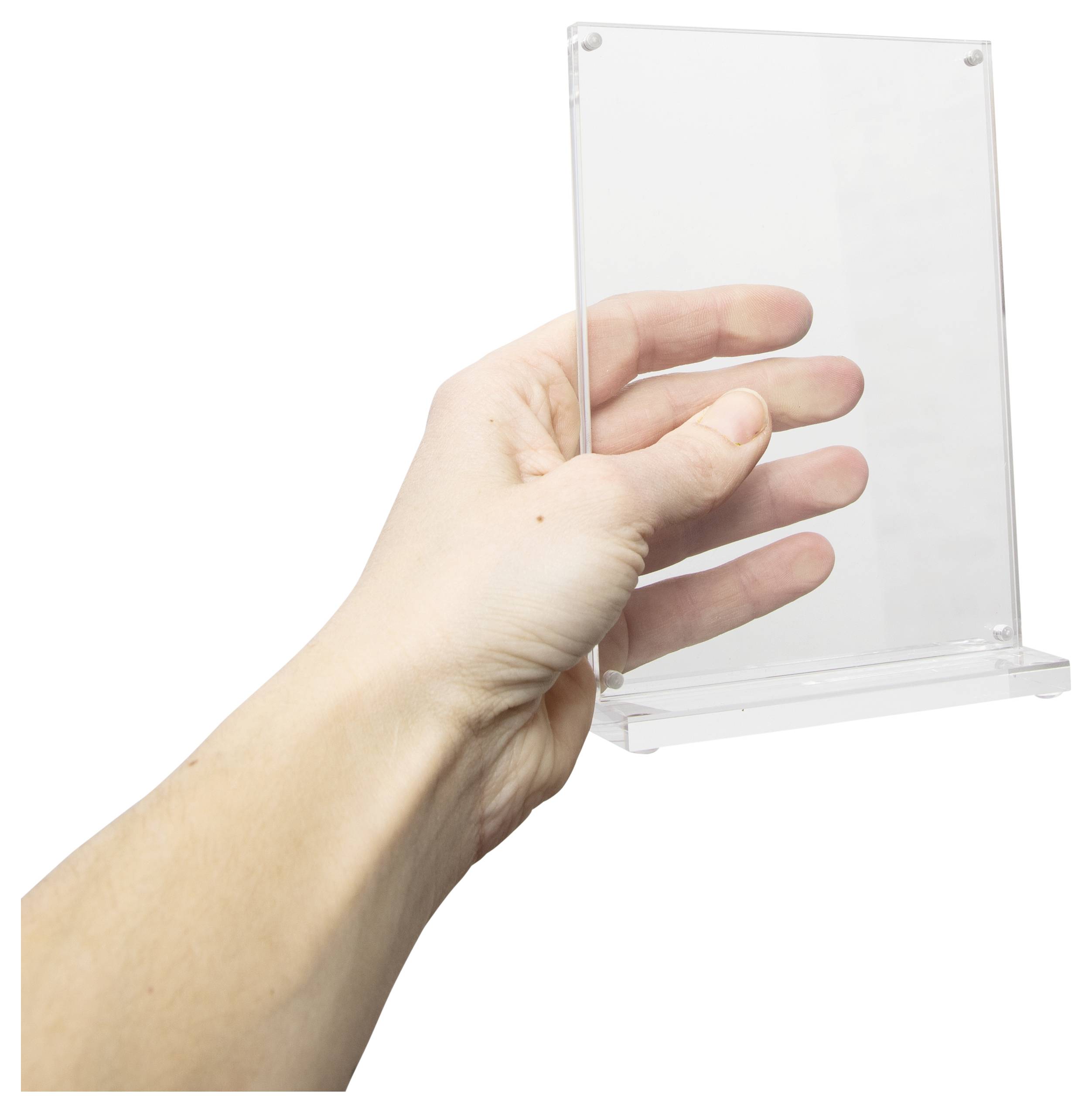 Maul 1948005 MAULvision Bordholder T-form Anvendelse for papirformat: A6 Transparent 1 stk-11