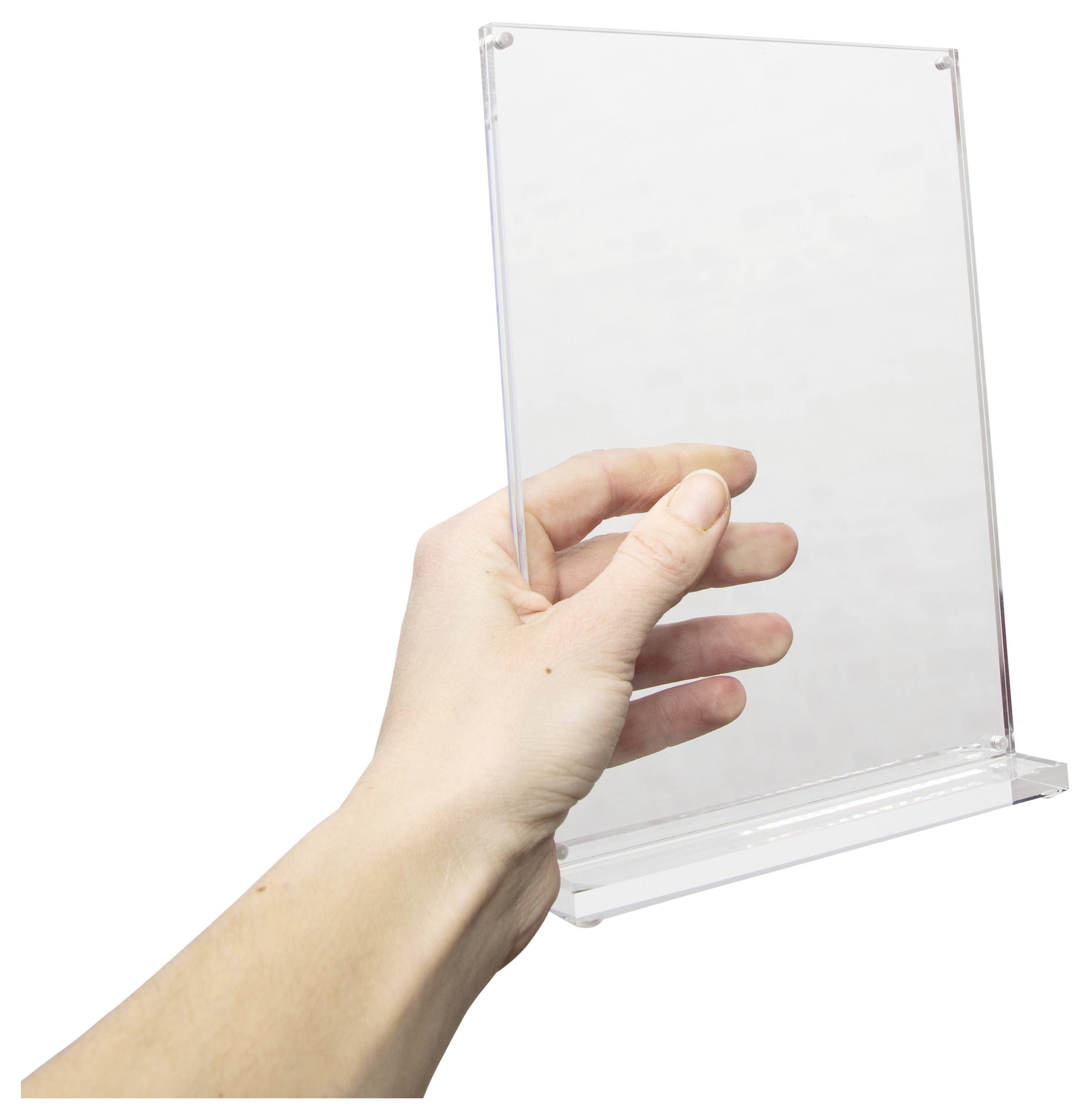 Maul 1948205 MAULvision Bordholder T-form Anvendelse for papirformat: A5 Transparent 1 stk-10