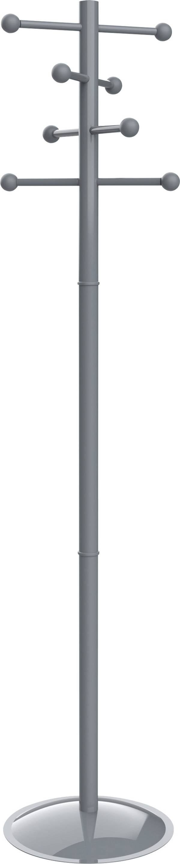 Maul Stumtjener  9401582 MAULsaphir Lite Antallet af kroge: 8 (B x H x T) 38 x 171 x 38 cm Metal Grå 1 stk