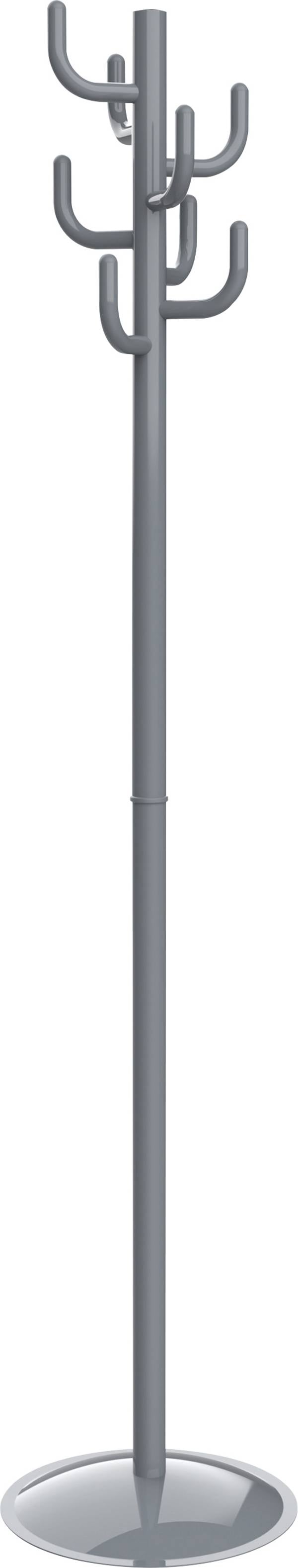 Maul Stumtjener  9402682 MAULpolaris Lite Antallet af kroge: 8 (B x H x T) 36.5 x 177 x 36.5 cm Stål Grå 1 stk
