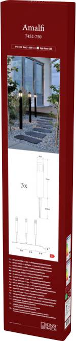 Konstsmide 7452-750 Amalfi LED-haveprojektør EEK: G (A - G) G4 1.8 W Sort-0
