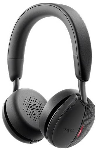 Dell ANC-WL5024 On Ear-headset Bluetooth® Sort Mikrofon-støjreduktion Batteriladevisning, Headset Computer-0