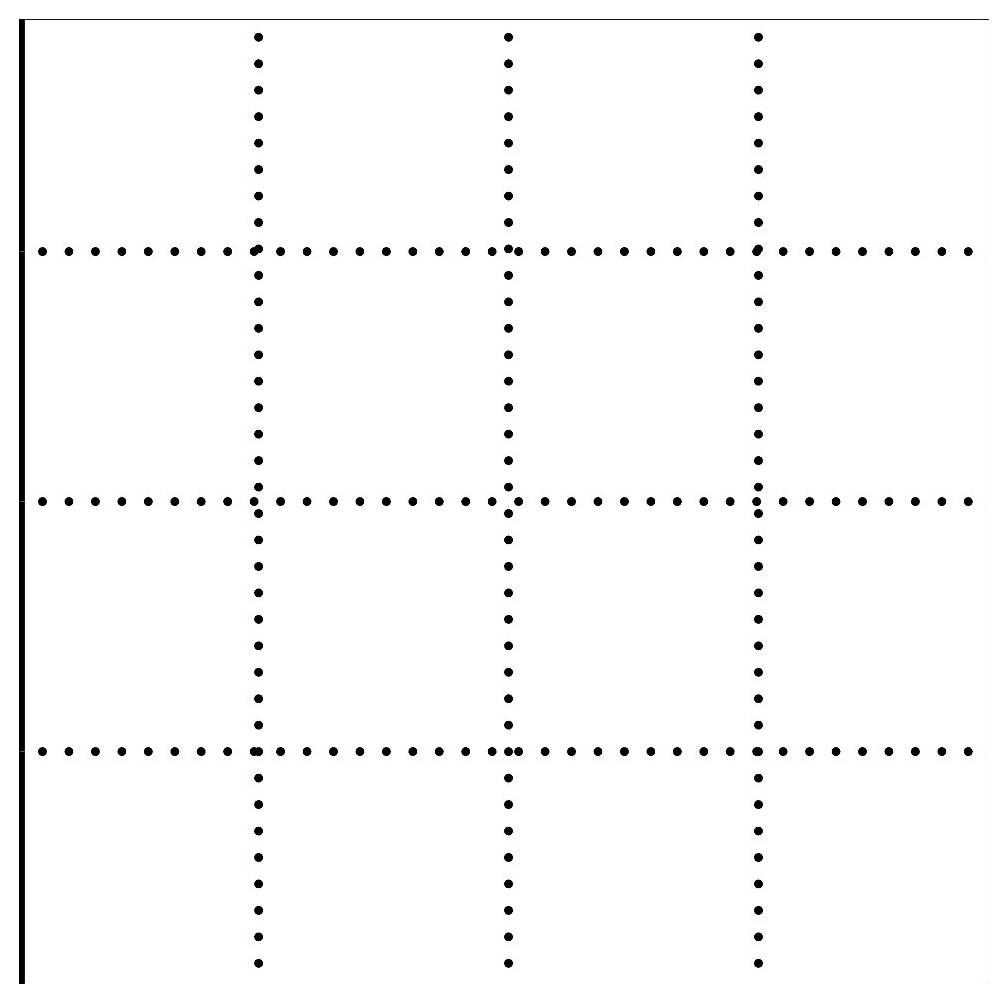Et geometrisk abstrakt kunstværk, der fremstiller overlappende hvide rektangulære og trapezoidale former, hvilket skaber en minimalistisk, tredimensional effekt.