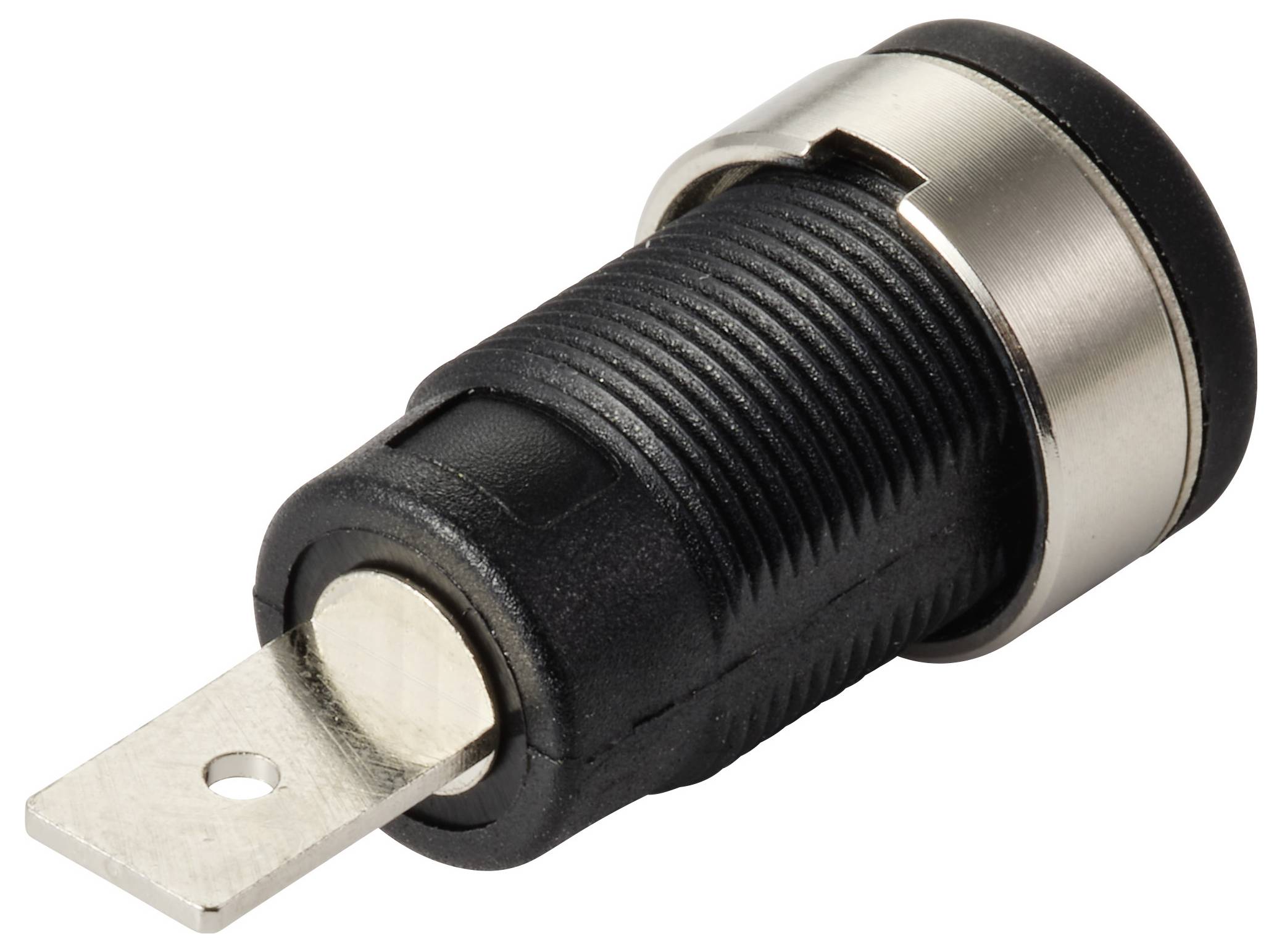TRU COMPONENTS MP-32 schwarz Sikkerhedsindbygningsbøsning Tilslutning, lige Stift-diameter: 4 mm Sort 1 stk Bulk-1