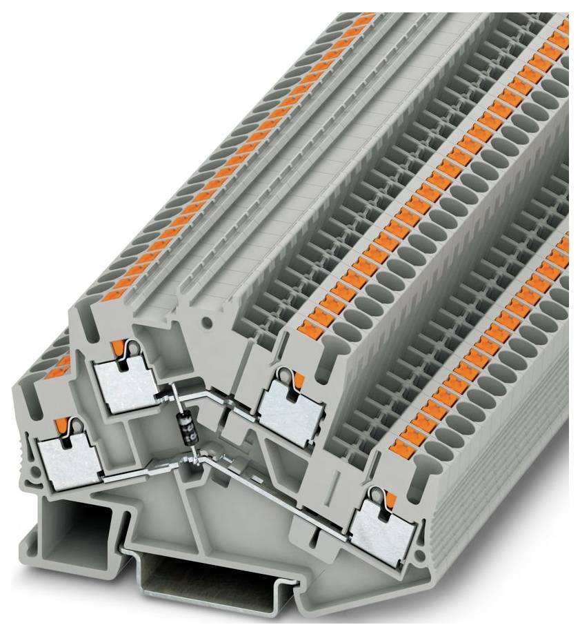 Phoenix Contact 1032739 Byggeelementklemme Push-In-klemme Grå 50 stk