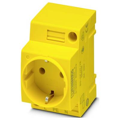 Stikdåse Phoenix Contact EO-CF/UT/YE Gul 1.8 W (L x B x H) 62.1 x 45 x 75 mm-0