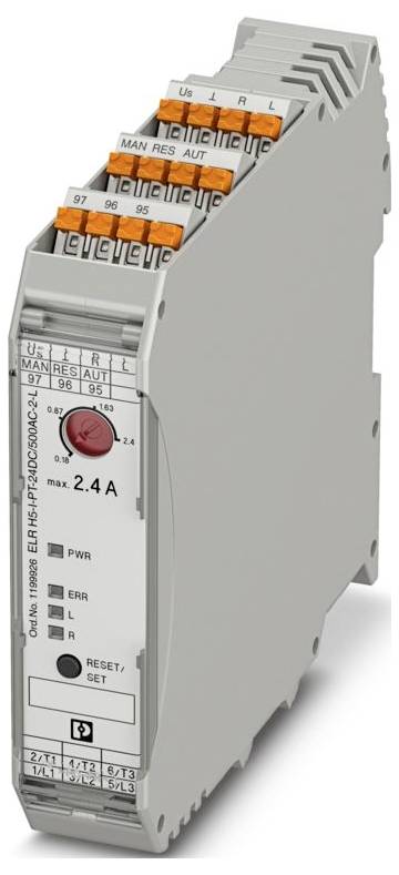 Phoenix Contact ELR H5-I-PT-24DC/500AC-2-L 1199926 Motorstarter 24 V/DC Nominel strøm 2.4 A-0