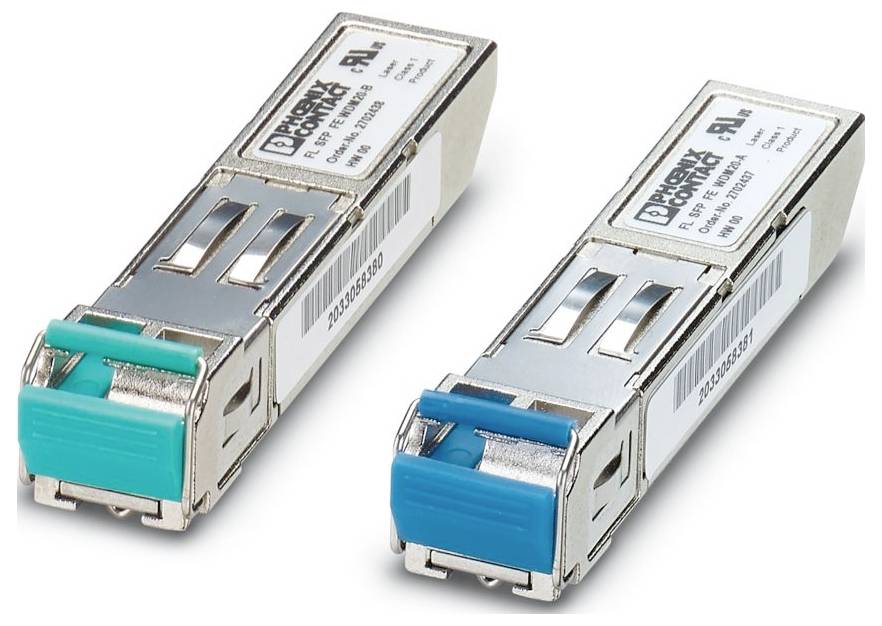 Phoenix Contact FL SFP FE WDM20-SET Mediemodul 1 LAN-overførselshastighed 100 MBit/s Driftsspænding (num) 3.3 V