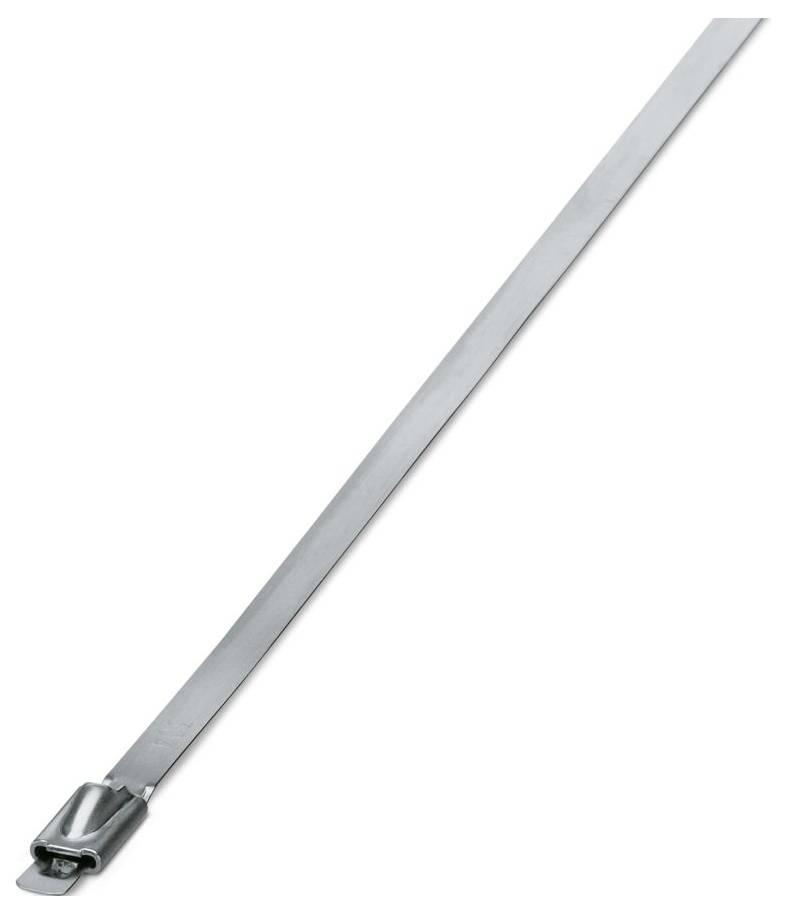 Phoenix Contact 3240723 WT-STEEL S 4,6X838 Kabelbinder 838 mm 4.6 mm Sølv Med kuglelås, med MIL-tilladelse 100 stk