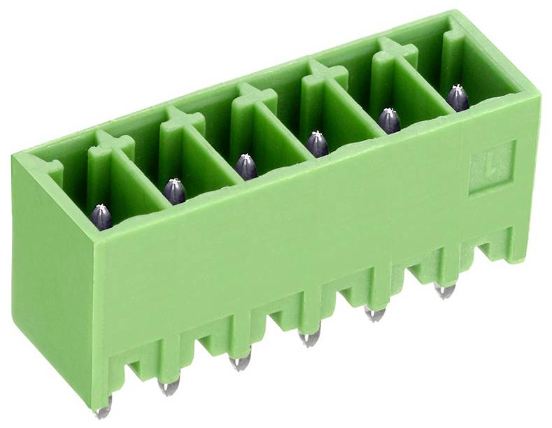 PTR Hartmann Stiftliste (standard) Samlet antal poler 11 Rastermål: 3.5 mm 51550115101D 1 stk Piece