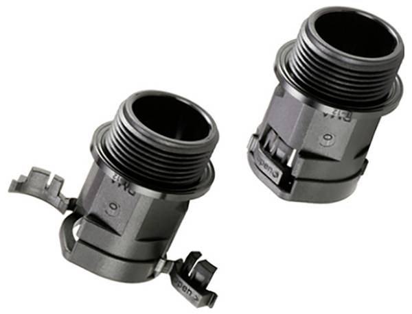ABB 7TCA292001R1666 EcoGuard PMA Fitting,PA6 repurp.,NW12,M16,IP66,bl BRND-M162 Forskruning Sort M16 x 1.5 9.5 mm Lige 100 stk