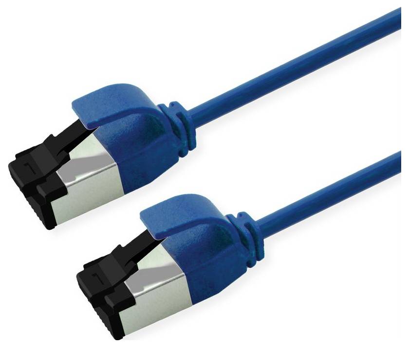 Roline 21.15.3254 RJ45 Netværkskabel, patchkabel CAT 8.1 U/FTP 1.5 m Blå 1 stk-1