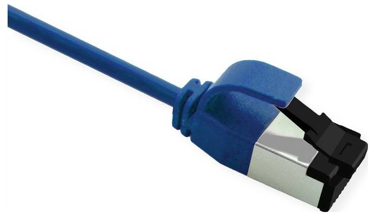 Roline 21.15.3256 RJ45 Netværkskabel, patchkabel CAT 8.1 U/FTP 3 m Blå 1 stk-2