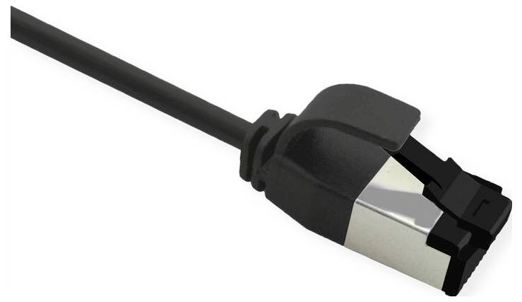 Roline 21.15.3264 RJ45 Netværkskabel, patchkabel CAT 8.1 U/FTP 1.5 m Sort 1 stk-2
