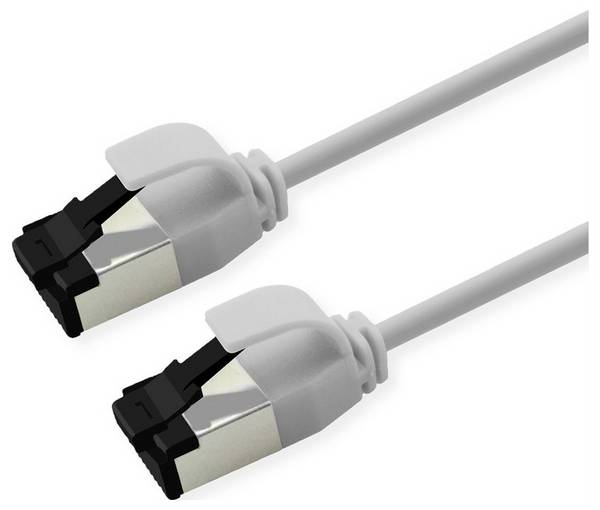 Roline 21.15.3276 RJ45 Netværkskabel, patchkabel CAT 8.1 U/FTP 3 m Hvid 1 stk
