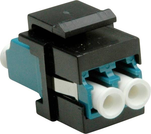 Roline 21.17.0057 LWL-adapter Sort, Turkis 1 stk