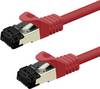 Value 21.99.1813 RJ45 Netværkskabel, patchkabel CAT 8.1 S/FTP 3 m Rød 1 stk