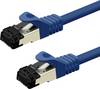 Value 21.99.1851 RJ45 Netværkskabel, patchkabel CAT 8.1 S/FTP 1 m Blå 1 stk