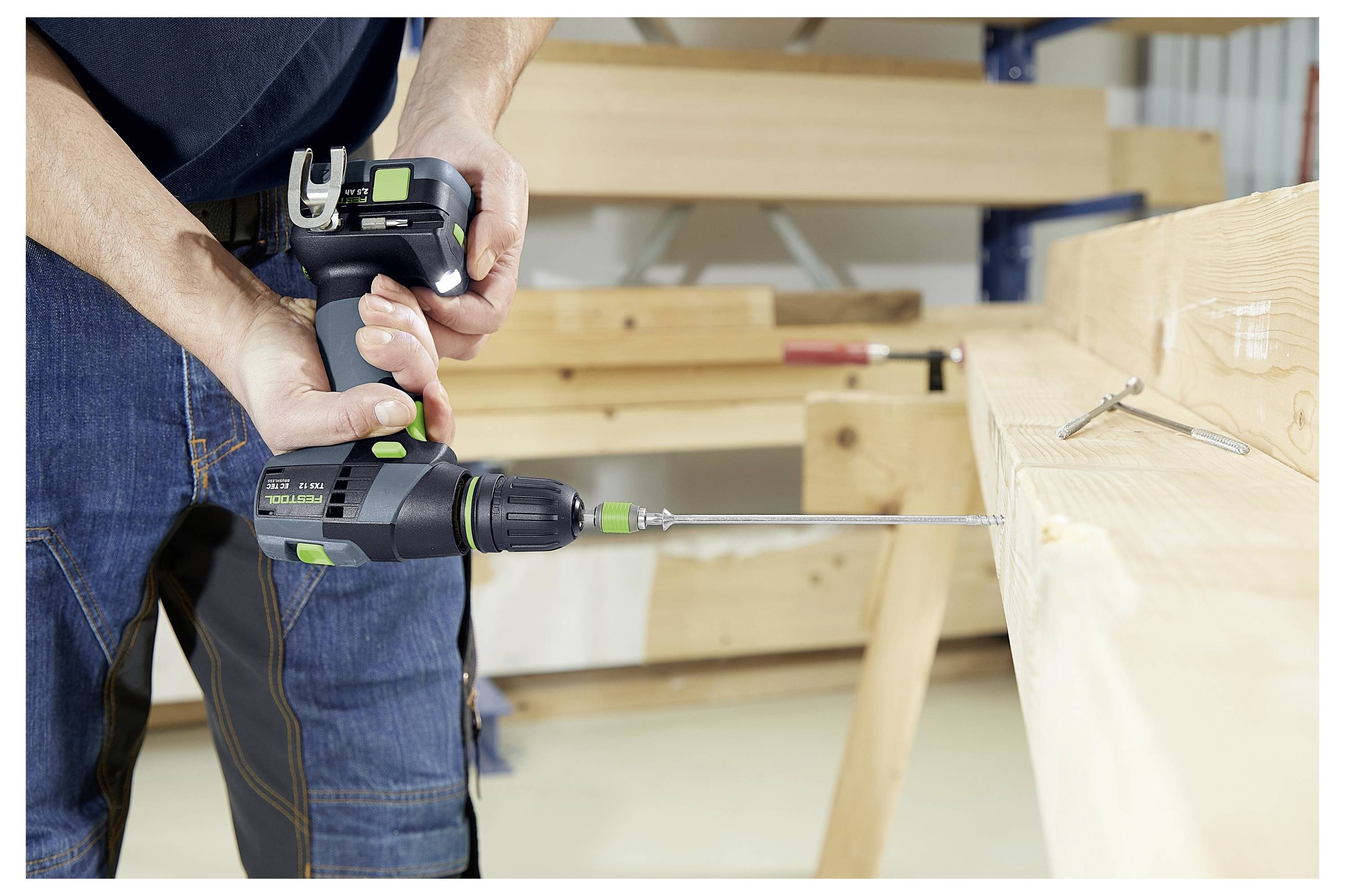 Festool TXS 12 2,5-Plus 576873 Batteri boremaskine 10.8 V 2.50 Ah-2
