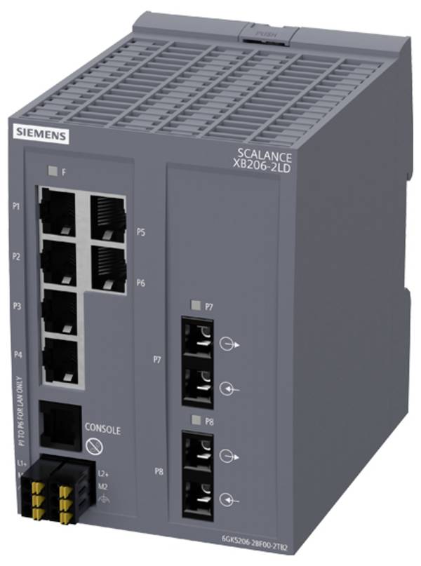 Siemens 6GK52062BF002TB2 6GK5206-2BF00-2TB2 Strømforsyning-switch