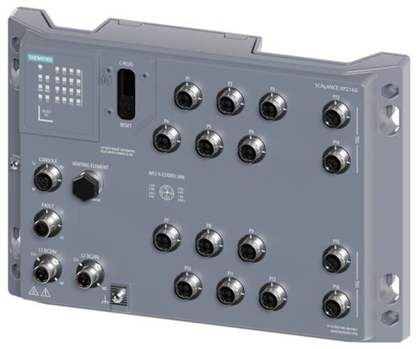 Siemens 6GK52160XA002AS6 6GK5216-0XA00-2AS6 Strømforsyning-switch   10 GBit/s