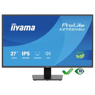Iiyama ProLite LED-skærm EEK B (A - G) 68.6 cm (27 tommer) 1920 x 1080 Pixel 16:9 3 ms HDMI™ IPS LED-1
