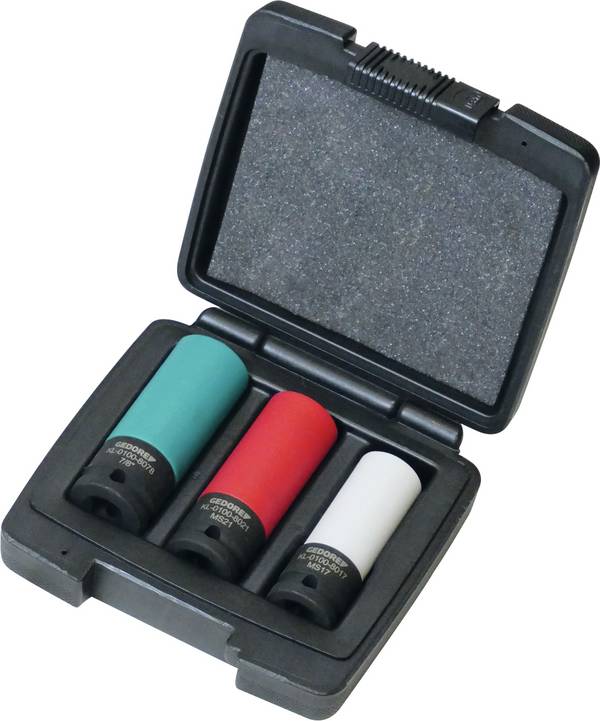 Gedore Automotive KL-0100-80 K Topnøgleindsats-sæt  1/2" (12,5 mm)  3427692