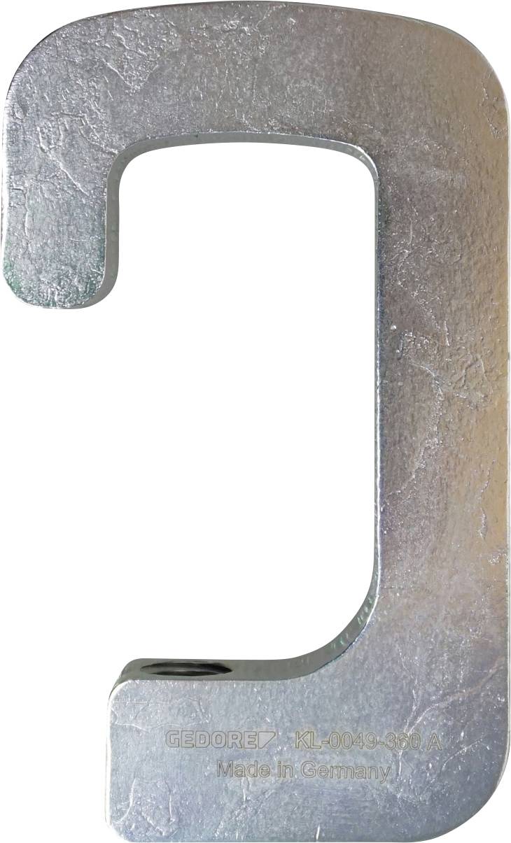 Et metallisk kroge-formet værktøj mærket 'GEDORE 11.10x5 CEU Made in Germany'.