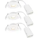 Nordlux 2510310101 Monolo 3-Kit Indbygningslys EEK: E (A - G) LED (RGB) LED indbygget Hvid