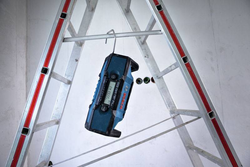 Byggepladsradio Bosch Professional GPB18V-3C FM Powerbank-funktion, stænkvandsbeskyttet, Flerrums-kompatibel-1