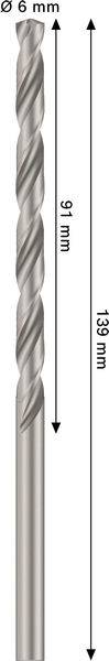 Bosch Accessories 2608577690 2608577690 Metal-spiralbor 1 stk-1