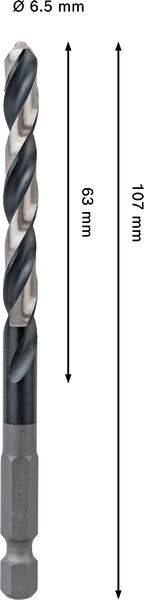 Bosch Accessories 2608577576 2608577576 Metal-spiralbor 1 stk-1