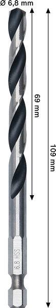 Bosch Accessories 2608577876 2608577876 Metal-spiralbor 1 stk-1