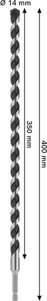 Bosch Accessories 2608706999 2608706999 Sten-spiralbor 1 stk-1