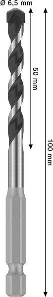 Bosch Accessories 2608706980 2608706980 Sten-spiralbor 1 stk-1