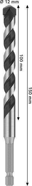 Bosch Accessories 2608706993 2608706993 Sten-spiralbor 1 stk-1