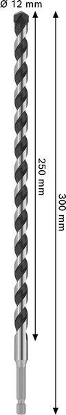 Bosch Accessories 2608706995 2608706995 Sten-spiralbor 1 stk-10