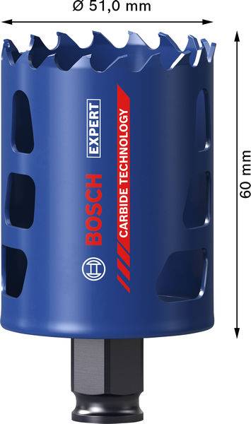 Bosch Accessories 2608901887 2608901887 Stiksav 51 mm Med hårdmetal 1 stk-1