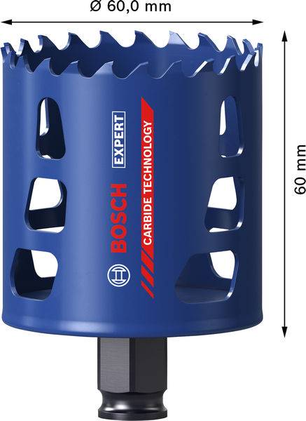 Bosch Accessories 2608901890 2608901890 Stiksav 60 mm Med hårdmetal 1 stk-1