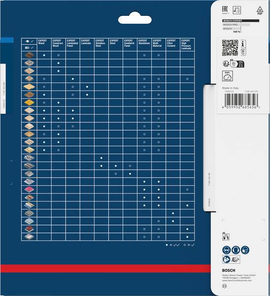 Bosch Accessories 2608902237 2608902237 Rundsavblad Antal tænder (per tomme): 60 1 stk-0